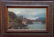 Horace Duesbury, Sierra Nevada lake with sailboat