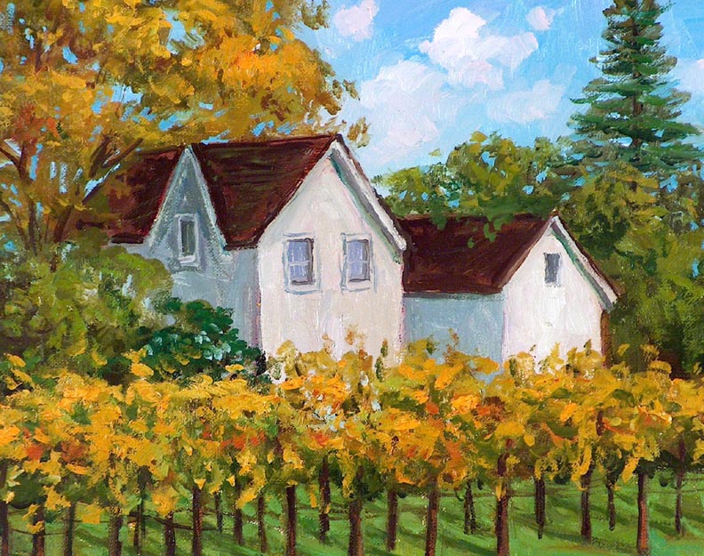 Alex Dzigurski II Dry Creek Vineyard Closeup