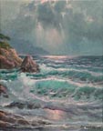 Alex Dzigurski II "Moonlight Tide, Mendocino" thumbnail