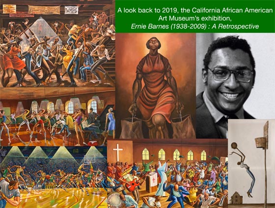 Ernie Barnes: A Retrospective, a look back to a 2019 exhibition at the California African American Museum of ARt