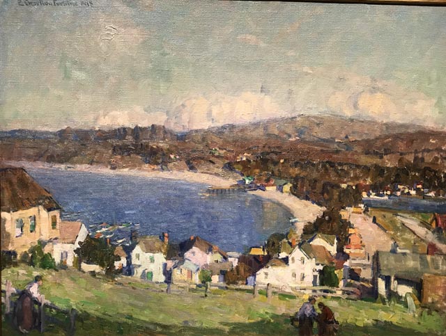 Above the Town (Monterey Bay) c1918 Collection of Stephen P. Diamond, M.D.