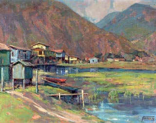 Inlet Oil on canvas, 22 1/2 x 28 Florence Young 1872-1974
