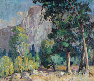 Half Dome, Yosemite Oil on canvas, 24 x 28 Florence Young, 1872-1974
