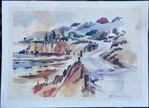Robert Gray, Moonstone Beach Drive, Vintage Print