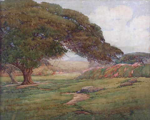 Grace Allison Griffith, Spreading Oak and Path, family collection