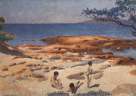  Henri Edmond Cross, Baigne-Cul Beach, 1891-92 The Art Institute of Chicago, Chicago, Illinois