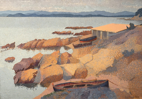 Henri Edmond Cross, Antibois Cove, 1891-92 National Gallery of Art, Washington, D.C.