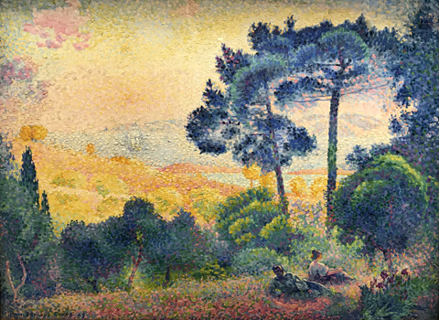 Henri Edmond Cross, Provincial Landscape, 1891 Wallraf-Richartz Museum, Cologne, Germany