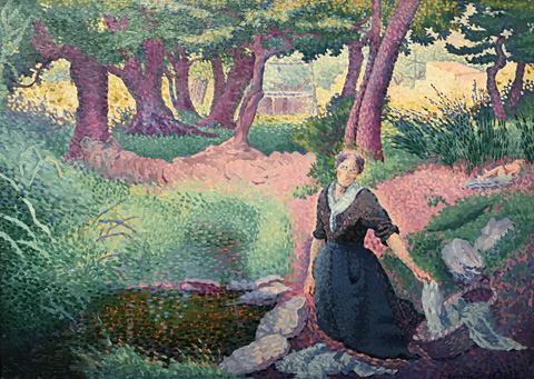 Henri Edmond Cross, The Washerwoman, 1895 Private Collection