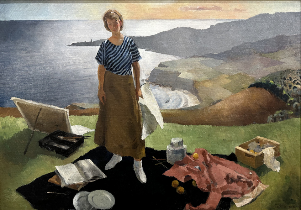 Lee Blair, Mary by the Sea 1934 Gift of the Hilbert Collection