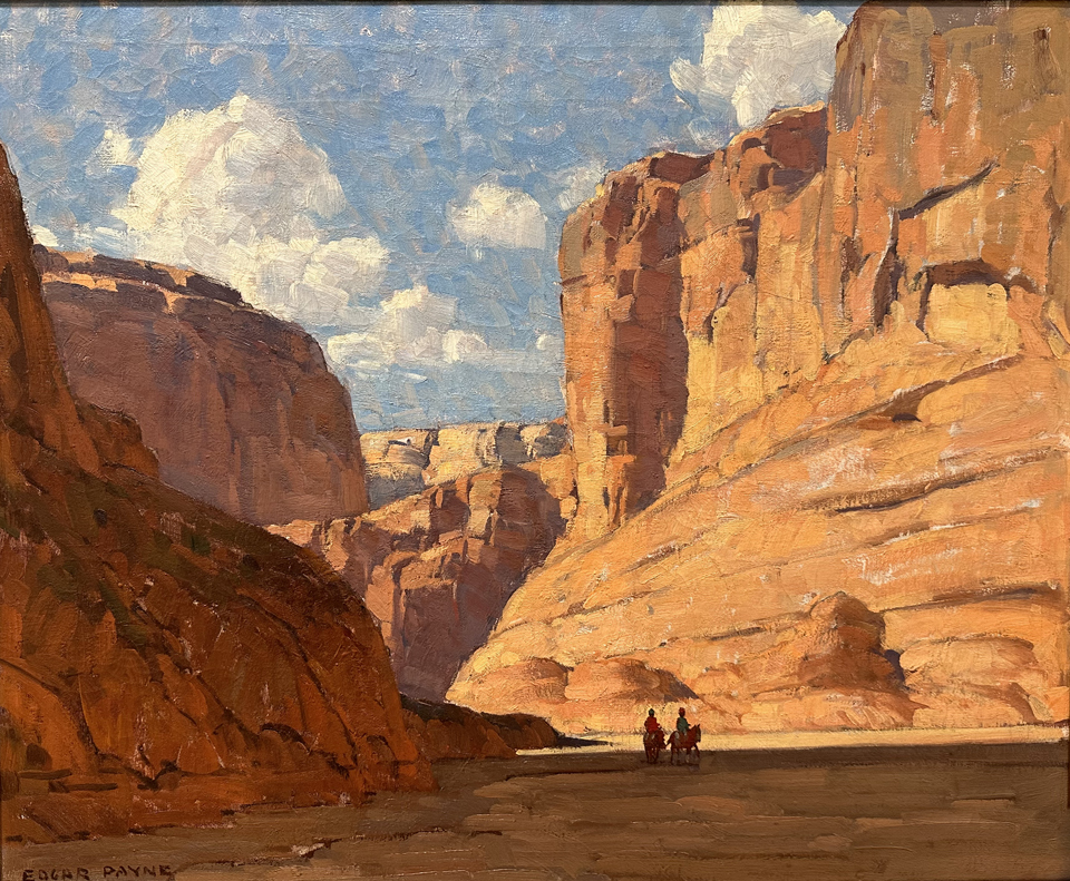 Edgar Payne, Canyon de Chelly c1920-28 Courtesy of Joseph and Cheryl Schaffer 