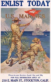 J C Leyendecker Enlistment Poster