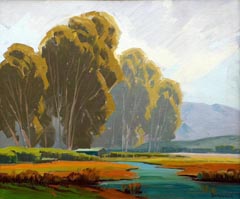 Sam Hyde Harris  Eucalyptus and marsh