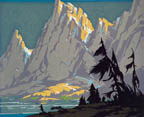 Sam Hyde Harris High Sierra Woodblock Thumbnail