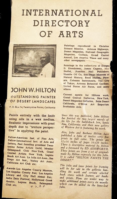 An enlargement of the article taped to the back of this painting