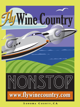 Fly Wine Country Logo Horizon Air