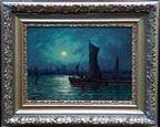 Carl Jonnevold Moonrise on the Thames Thumb