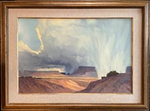 Robert Leroy Knudson, the Storm, 1973, Williams, AZ, Heritage of the Navajo Series