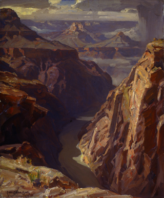 Carl Oscar Borg 1879-1947, Great River Grand Canyon, 1932