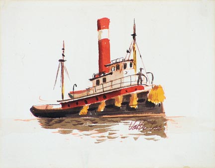Jake Lee, Tugboat with figure