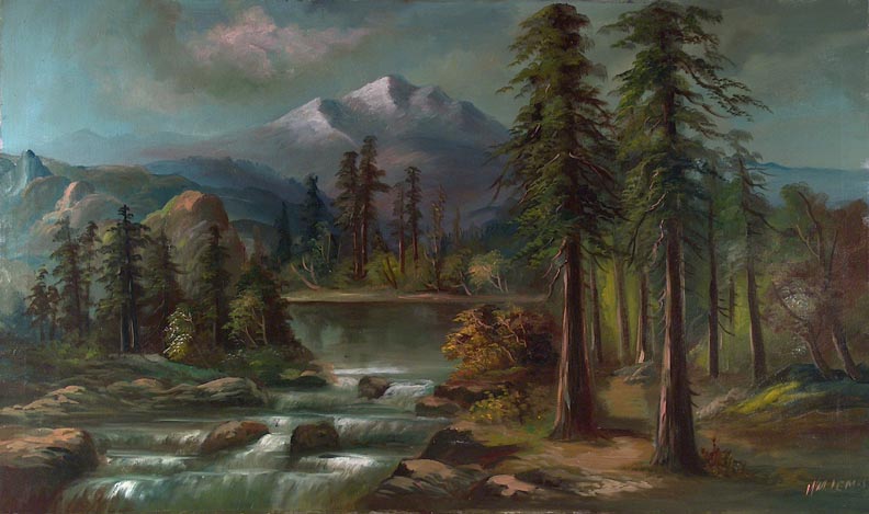 William Lemos Yosemite Mt Hoffman and Lake Tenaya