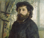 Claude Monet Portrait by Renoir 1875