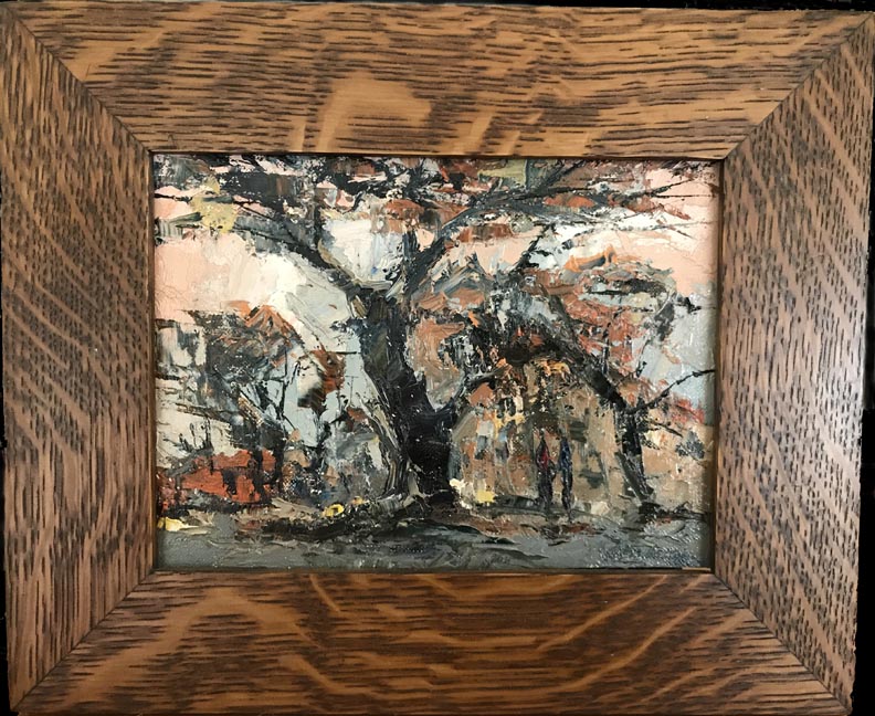 Joshua Meador Autumn Oaks with Oak frame