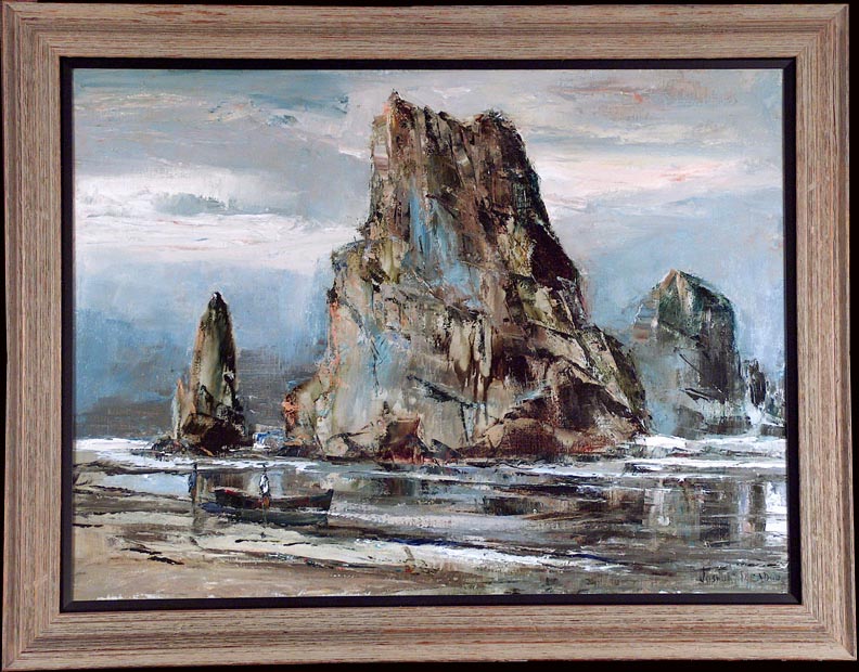 Joshua Meador Cliff Shapes Caspar with Frame