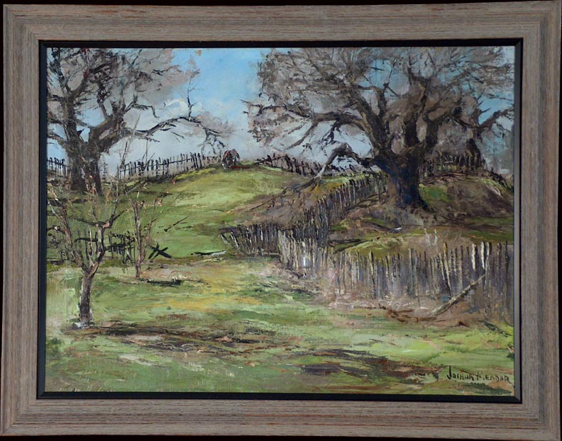 Joshua Meador Green Hill with Frame