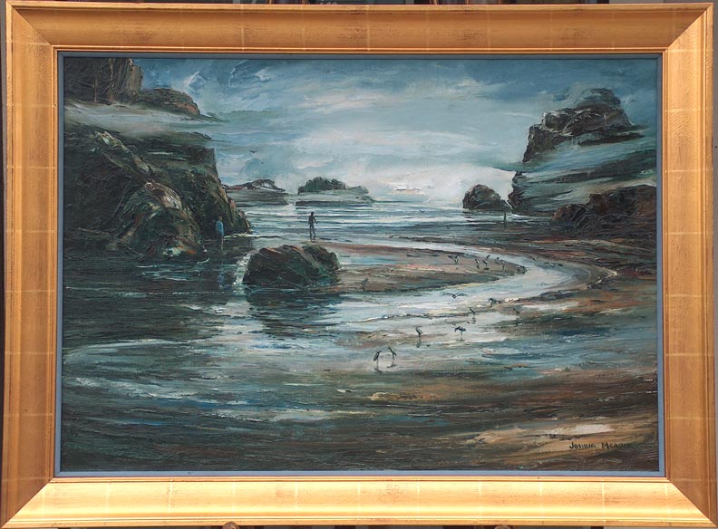 Joshua Meador In Search of Truth with gold frame