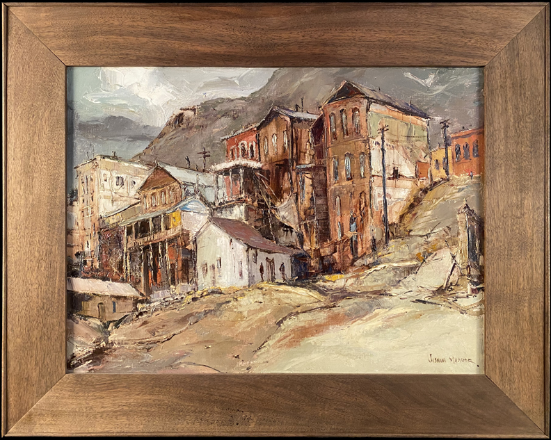 Joshua Meador 1911-1965, Old Virginia City #1626 ("V is for Virginia") Oil on Linen, 20 x 27 6,500