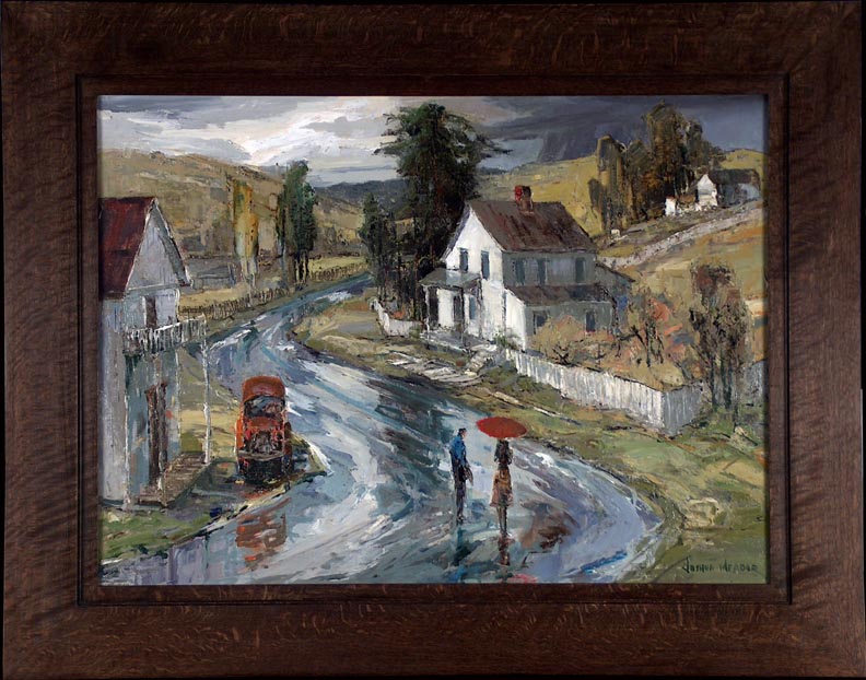 Joshua Meador Rainy Day with Frame