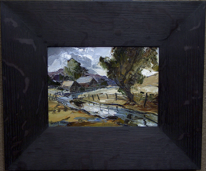 Joshua Meador Two Barn Curve with Frame