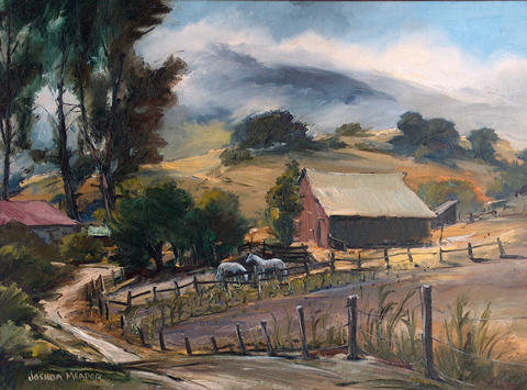 Joshua Meador, Veilled Morning, 20 x 27, private collection