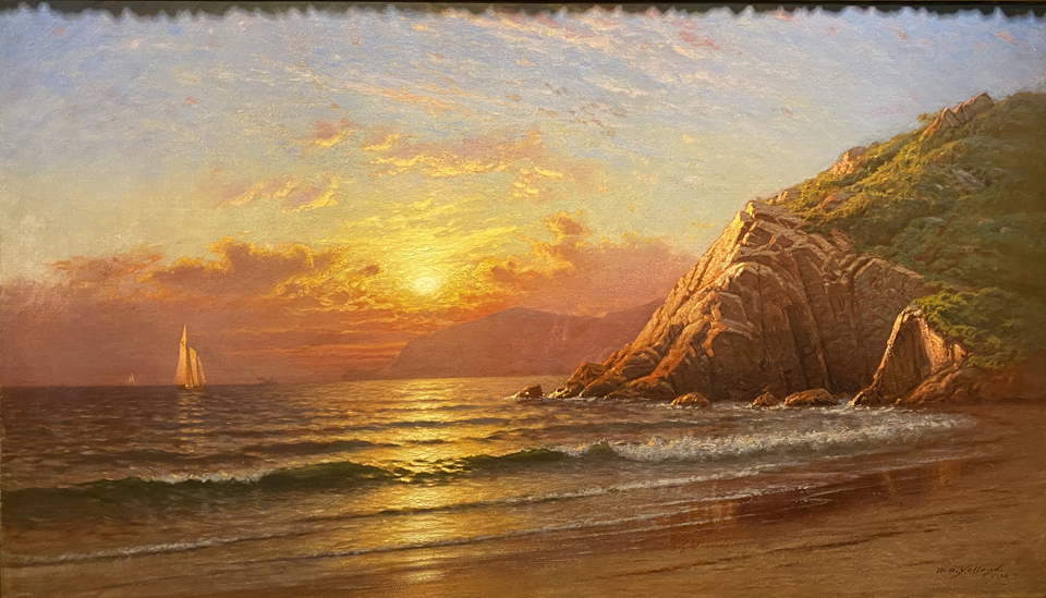 Raymond Dabb Yelland 1848-1900, Golden Gate from Angel Island, 1884, Crocker Art Museum, Melza and Ted Barr Collection