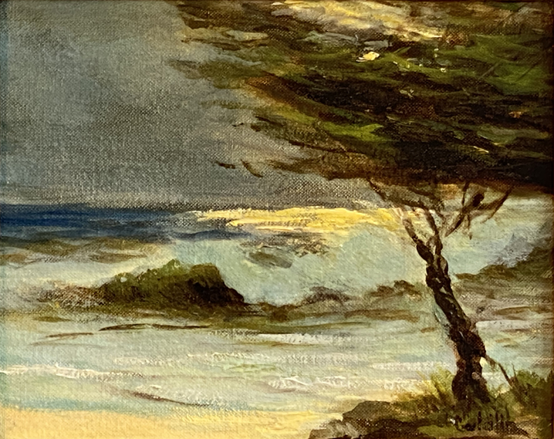 Guldlin Pedersen, Moonlight Cypress, Monterey-Carmel, 1967