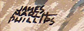 James March Phillips, Ranchhouse, San Jose, signature