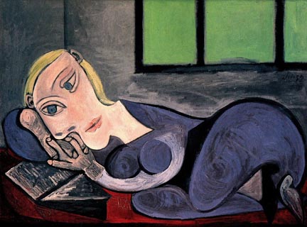 Pablo Picasso Reclining Woman Reading 1939