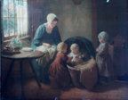 Bernard Pothast Print Women and Children by Window Thumb