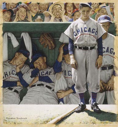 Norman Rockwell The Dugout