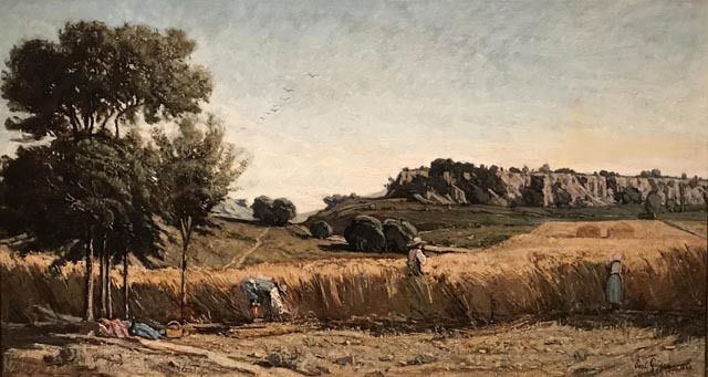 Wheat Field, 1860 Paul Camille Guigou, French, 1834-1871