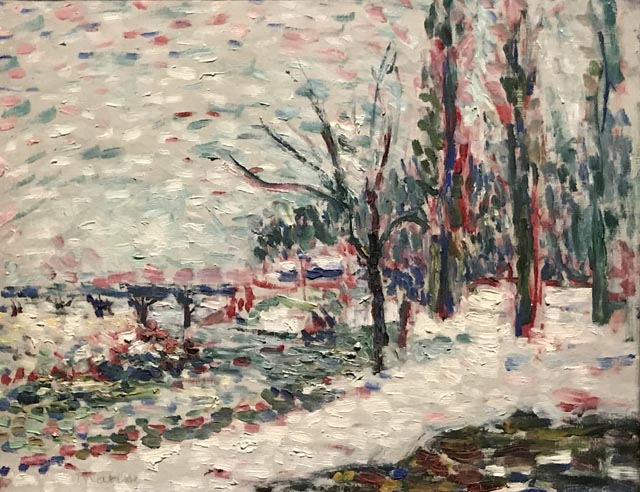 Winter landscape on the banks of the Seine, Henri Matisse