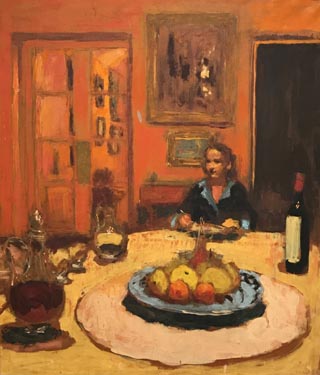 Dining Room, Rue de Naples, Paris, 1935 Edouard Vuillard, French, 1868-1940