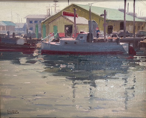 Sam Hyde Harris Exhibition, San Clemente, Dec 21, Ships Ahoy, Sunset Beach, California, Sam Hyde Harris, 1933