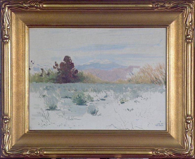 James Swinnerton Desert Mistletoe Sketch with Frame