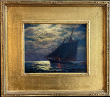 James Gale Tyler, Sailboat and Dory, nocturne