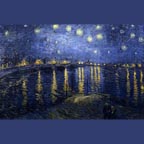 Vincent Van Gogh Starry Night on the Rhone Thumb