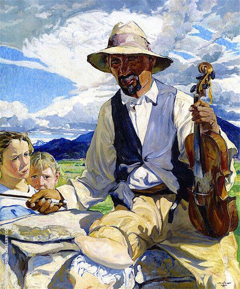Walter Ufer, The Fiddler of Taos, 1921 National Cowboy & Western Museum, Oklahoma City, OK
