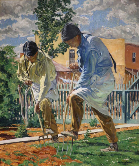 Walter Ufer, The Garden Makers, 1923 The Phoenix Art Museum, Phoenix, AZ