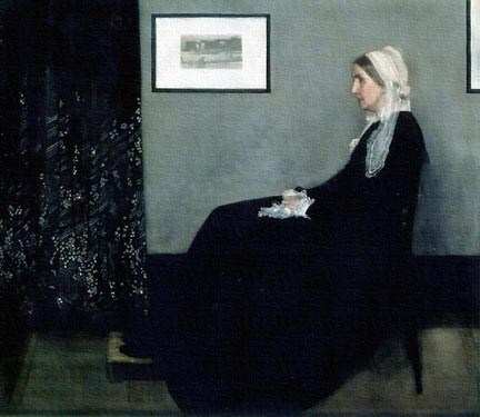 James Whistler Portrait of the Artists Mother